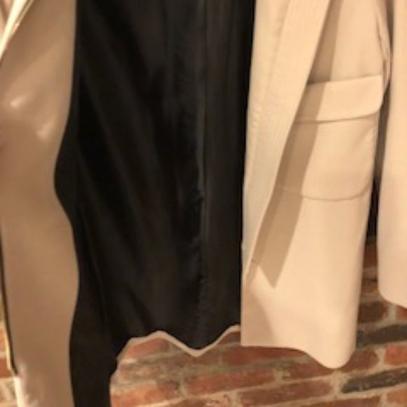 WOMENS BEIGE ZIP UP JACKET - Picture 2 of 5